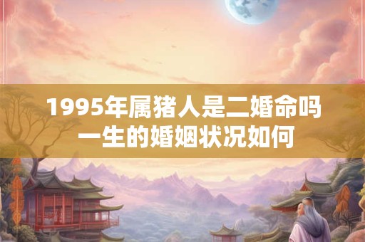 1995年属猪人是二婚命吗 一生的婚姻状况如何