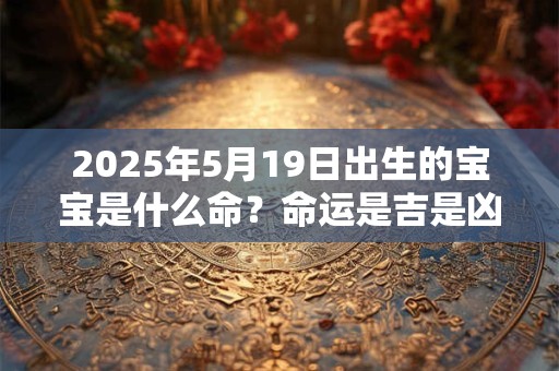 2025年5月19日出生的宝宝是什么命？命运是吉是凶？