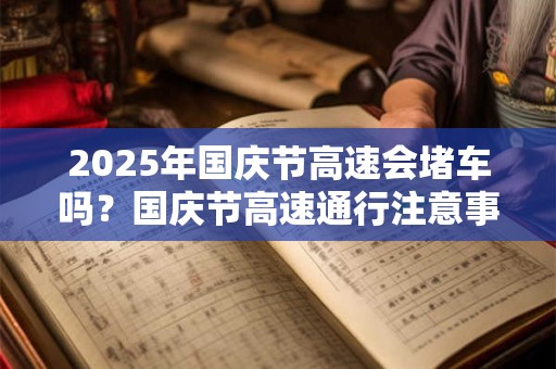 2025年国庆节高速会堵车吗？国庆节高速通行注意事项