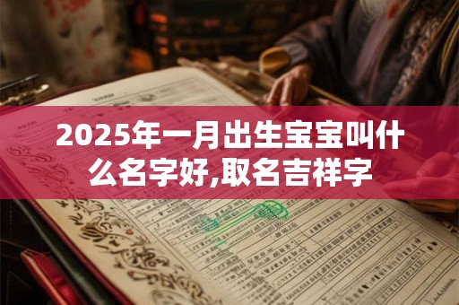 2025年一月出生宝宝叫什么名字好,取名吉祥字