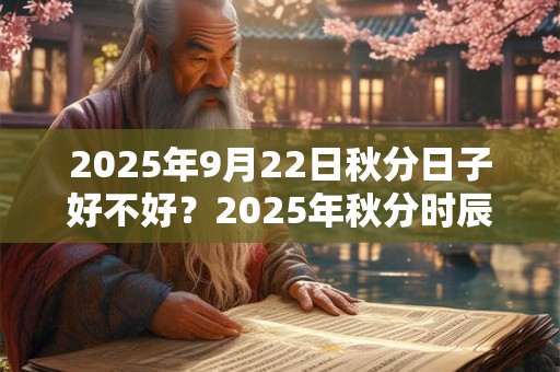 2025年9月22日秋分日子好不好？2025年秋分时辰吉凶查询？