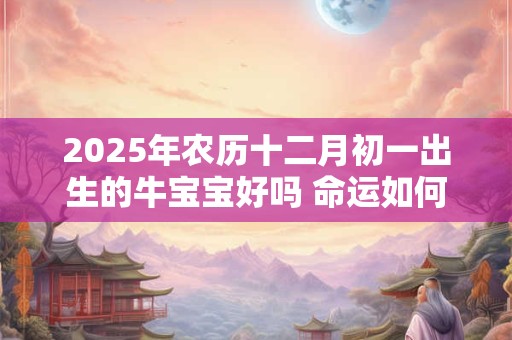 2025年农历十二月初一出生的牛宝宝好吗 命运如何