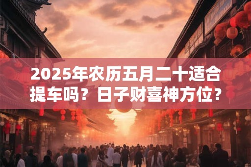 2025年农历五月二十适合提车吗？日子财喜神方位？