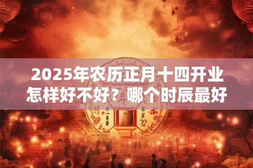 2025年农历正月十四开业怎样好不好？哪个时辰最好？