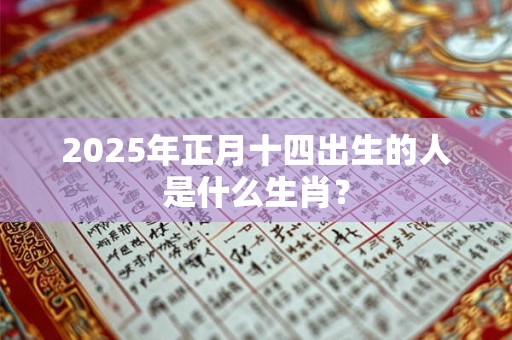 2025年正月十四出生的人是什么生肖？