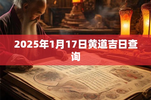 2025年1月17日黄道吉日查询
