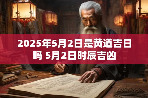 2025年5月2日是黄道吉日吗 5月2日时辰吉凶