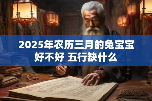 2025年农历三月的兔宝宝好不好 五行缺什么