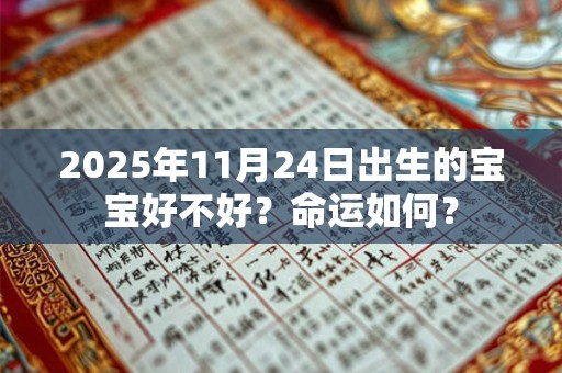 2025年11月24日出生的宝宝好不好？命运如何？