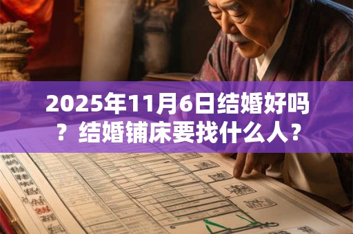 2025年11月6日结婚好吗？结婚铺床要找什么人？