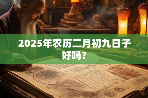 2025年农历二月初九日子好吗？