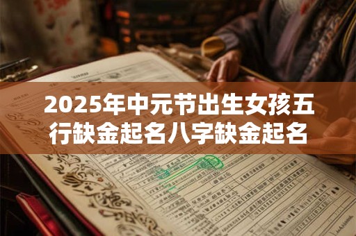 2025年中元节出生女孩五行缺金起名八字缺金起名