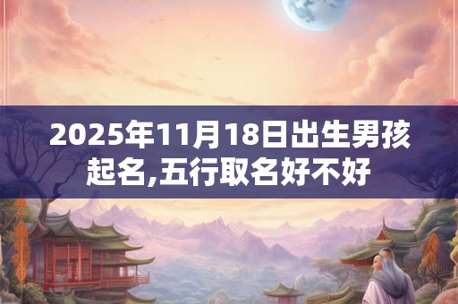 2025年11月18日出生男孩起名,五行取名好不好