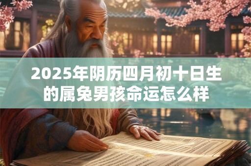 2025年阴历四月初十日生的属兔男孩命运怎么样