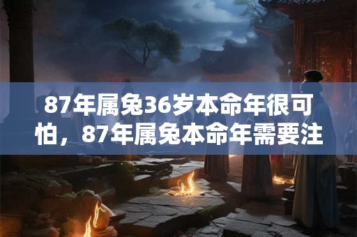 87年属兔36岁本命年很可怕，87年属兔本命年需要注意什么？