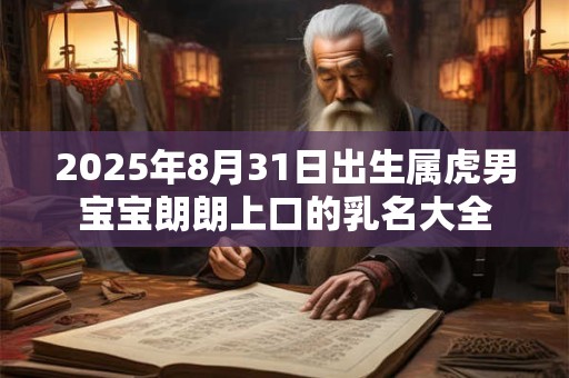 2025年8月31日出生属虎男宝宝朗朗上口的乳名大全
