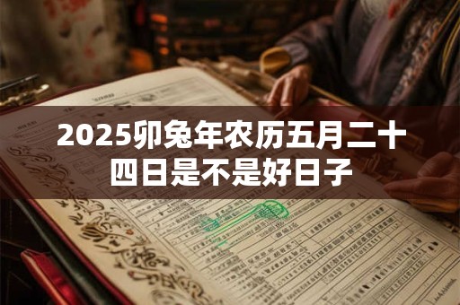 2025卯兔年农历五月二十四日是不是好日子