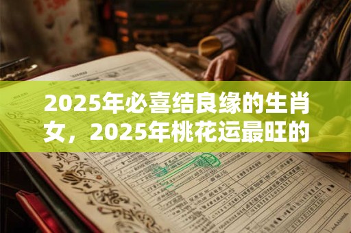 2025年必喜结良缘的生肖女，2025年桃花运最旺的生肖