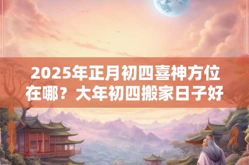 2025年正月初四喜神方位在哪？大年初四搬家日子好不好？