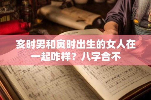 亥时男和寅时出生的女人在一起咋样？八字合不