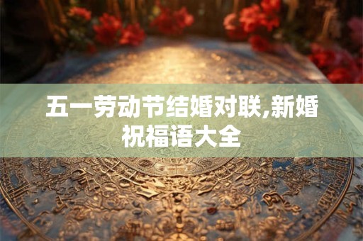 详细阅读:五一劳动节结婚对联,新婚祝福语大全 五一劳动节结婚对联,新婚祝福语大全