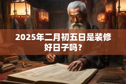 2025年二月初五日是装修好日子吗？