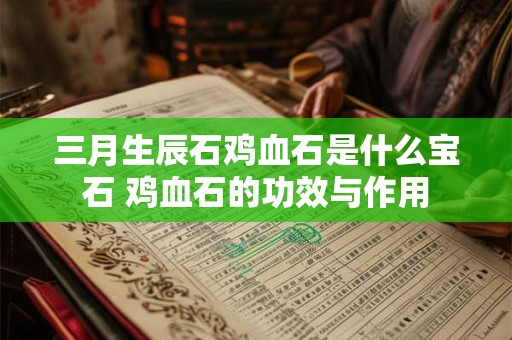 三月生辰石鸡血石是什么宝石 鸡血石的功效与作用