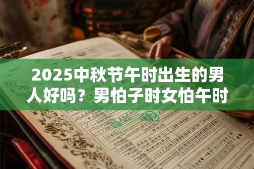 2025中秋节午时出生的男人好吗？男怕子时女怕午时真的吗？