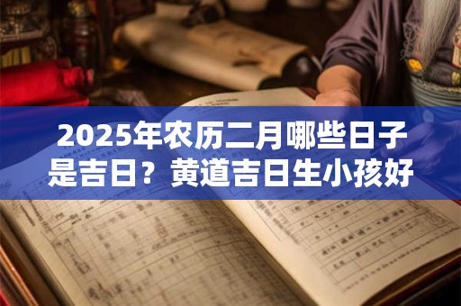 2025年农历二月哪些日子是吉日？黄道吉日生小孩好不好