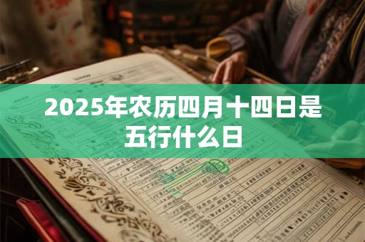 2025年农历四月十四日是五行什么日