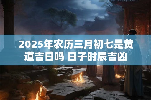 2025年农历三月初七是黄道吉日吗 日子时辰吉凶