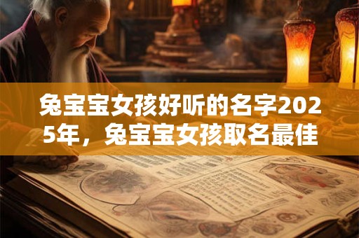 兔宝宝女孩好听的名字2025年，兔宝宝女孩取名最佳字