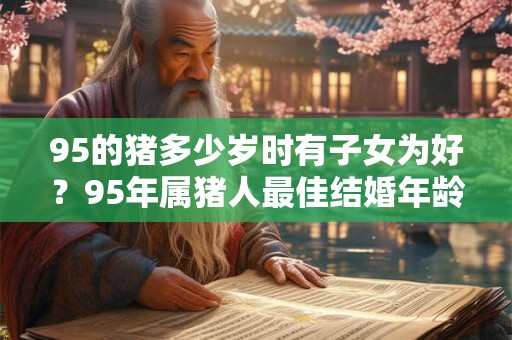 95的猪多少岁时有子女为好？95年属猪人最佳结婚年龄