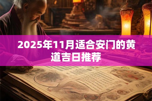 2025年11月适合安门的黄道吉日推荐