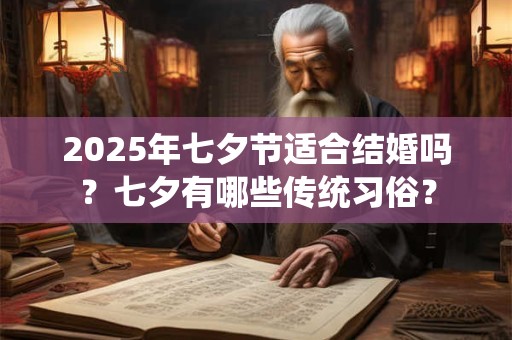 2025年七夕节适合结婚吗？七夕有哪些传统习俗？