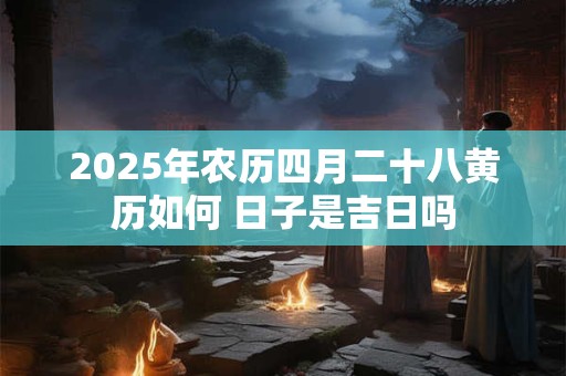 2025年农历四月二十八黄历如何 日子是吉日吗