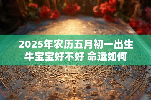 2025年农历五月初一出生牛宝宝好不好 命运如何