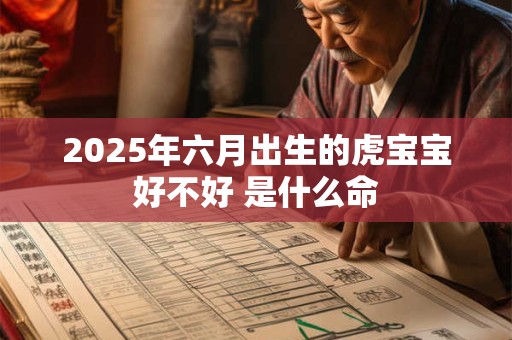 2025年六月出生的虎宝宝好不好 是什么命