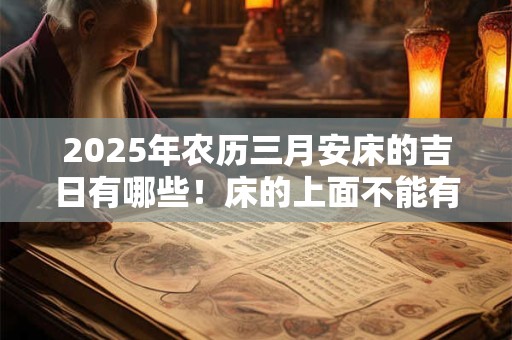 2025年农历三月安床的吉日有哪些！床的上面不能有横梁？