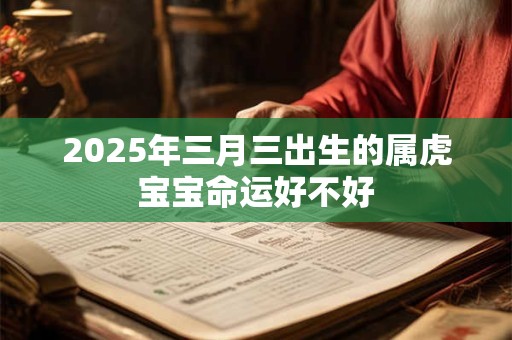 2025年三月三出生的属虎宝宝命运好不好 2025年三月三出生的属虎宝宝命运好不好