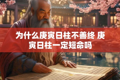 为什么庚寅日柱不善终 庚寅日柱一定短命吗