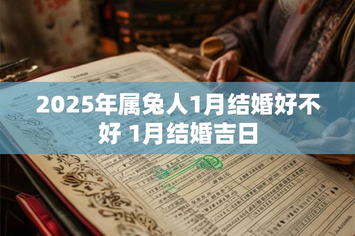 2025年属兔人1月结婚好不好 1月结婚吉日