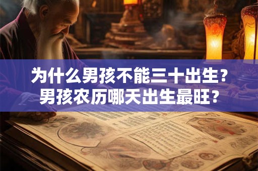 为什么男孩不能三十出生？男孩农历哪天出生最旺？