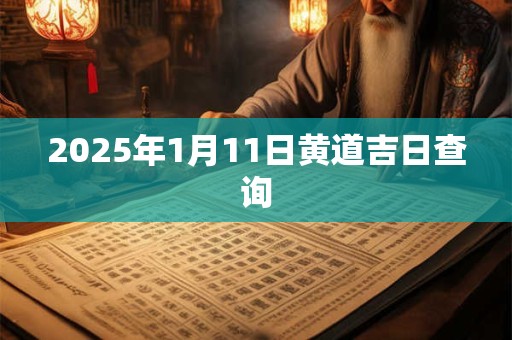 2025年1月11日黄道吉日查询