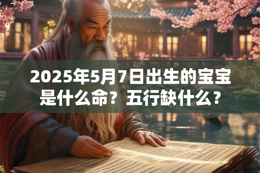 2025年5月7日出生的宝宝是什么命？五行缺什么？
