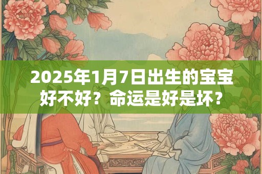 2025年1月7日出生的宝宝好不好？命运是好是坏？