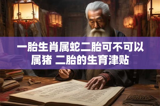 一胎生肖属蛇二胎可不可以属猪 二胎的生育津贴