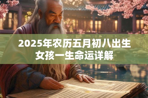 2025年农历五月初八出生女孩一生命运详解