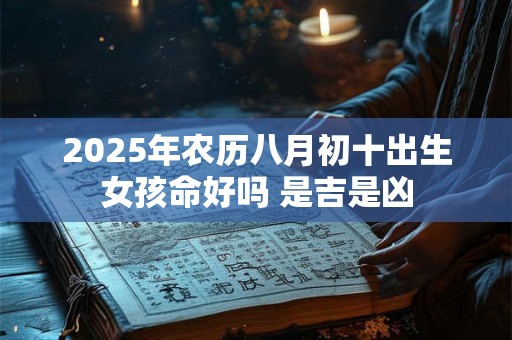 2025年农历八月初十出生女孩命好吗 是吉是凶