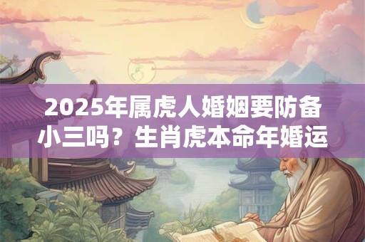 2025年属虎人婚姻要防备小三吗？生肖虎本命年婚运好不好